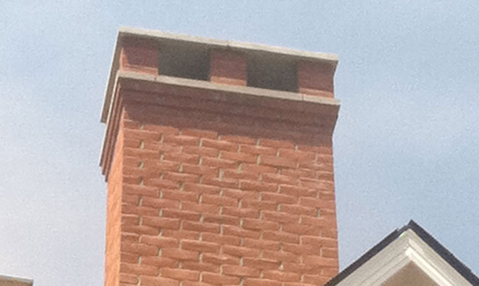 Chimney cap installation